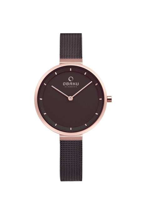 Obaku Denmark Damen Uhr V225LXVNMN – Edelstahlarmband