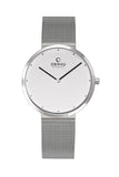 Obaku Denmark Damen Uhr V230LXCWMC mit Lederarmband