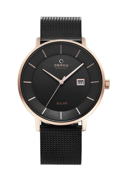 Obaku Denmark V222GRVBMB Automatik Herrenuhr Edelstahl