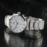 Orient RA-KV0302S10B Herren Chronograph Uhr – 42mm Edelstahl Silber