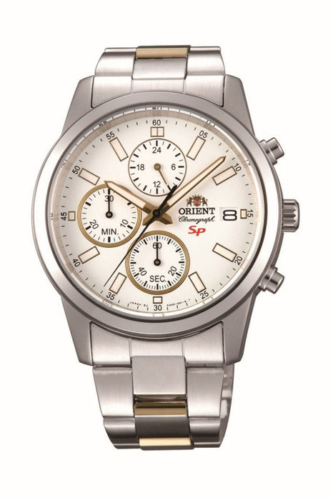 Orient FKU00001W0 Herrenuhr Edelstahl Chronograph