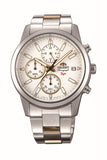 Orient FKU00001W0 Herrenuhr Edelstahl Chronograph