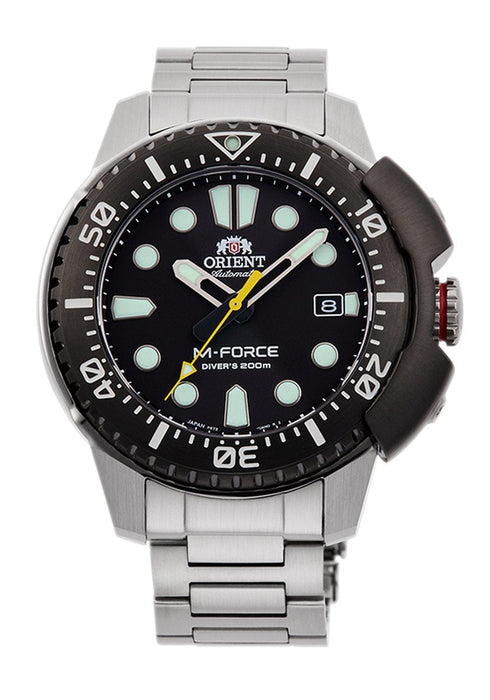 Orient RA-AC0L01B00B Automatik Herrenuhr mit Bernstein