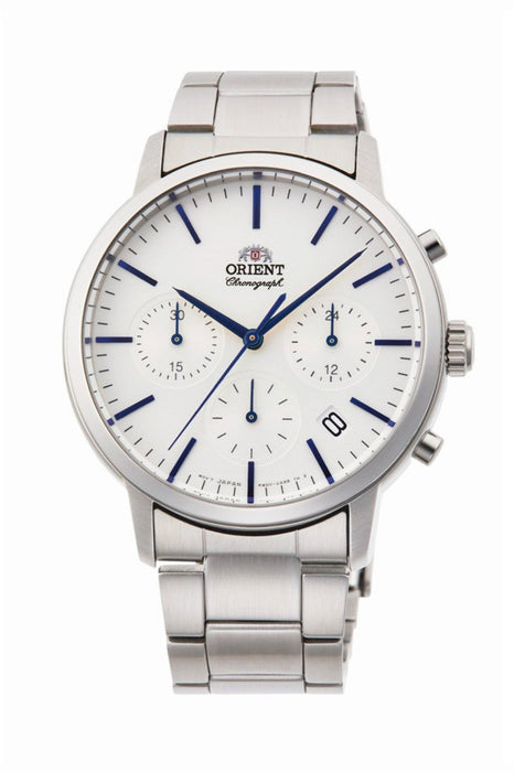Orient RA-KV0302S10B Herren Chronograph Silber
