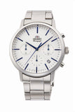 Orient RA-KV0302S10B Herren Chronograph Silber