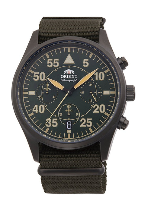 Orient RA-KV0501E10B Herrenuhr Chronograph NATO