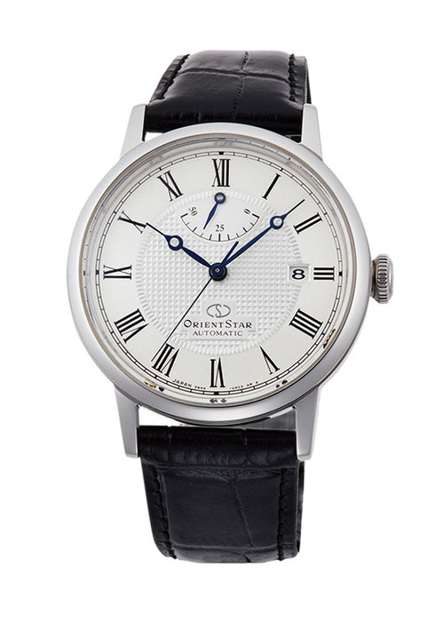 Orient Star Herrenuhr Automatik Edelstahl mit Lederarmband