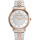 Pierre Cardin Uhr PC107431S08 Swiss Made - Luxus Herrenuhr Silber/Gold NEU