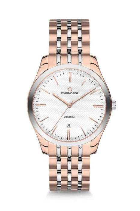 PACOMARiNE Herren Uhr Edelstahl Quarzwerk