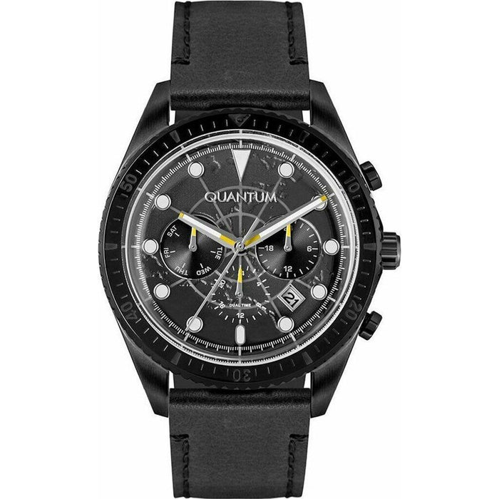 Quantum Herrenuhr mit Lederarmband