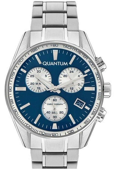 Quantum ADG933.390 Herren Chronograph Uhr Edelstahl