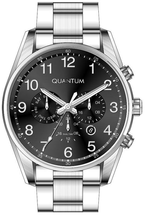 Quantum ADG977.350 Herrenuhr mit Lederarmband