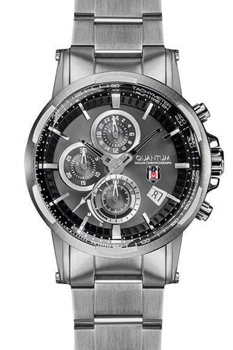 Quantum Herren Solar Uhr Edelstahl Beşiktaş