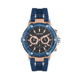 Quantum HNG791.959 Herrenuhr mit Silikonarmband – 46mm