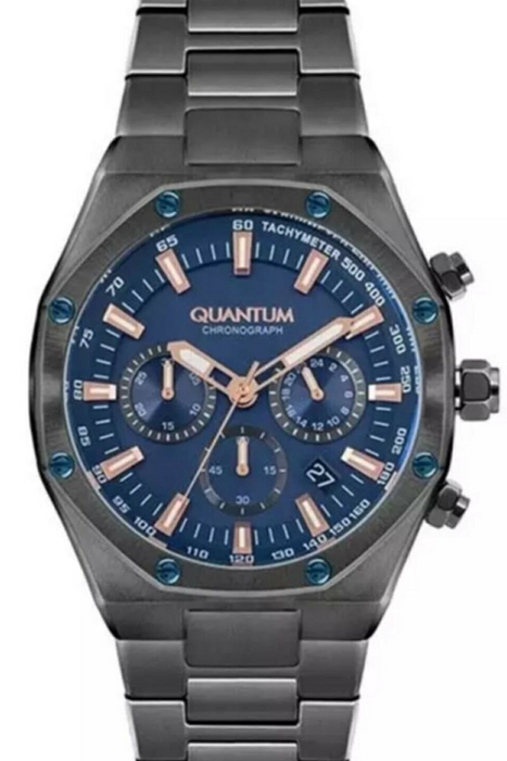 Quantum Herrenuhr Edelstahl Chronograph