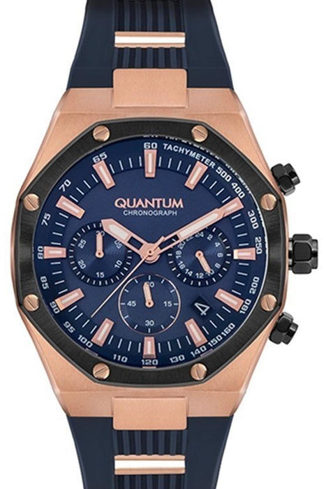 Quantum HNG811.999 Herrenuhr mit Silikonarmband