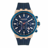 Quantum HNG812.999 Herren Chronograph Uhr mit Silikon-Armband