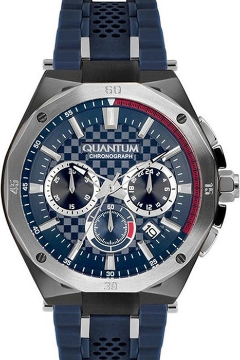 Quantum HNG841.699 Herren Uhr mit Silikonarmband