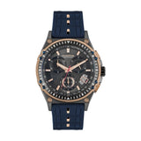 Quantum HNG848.069 Herren Uhr mit Silikonarmband und Chronograph