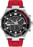 Quantum HNG887.358 Herren Chronograph Uhr mit Silikonarmband