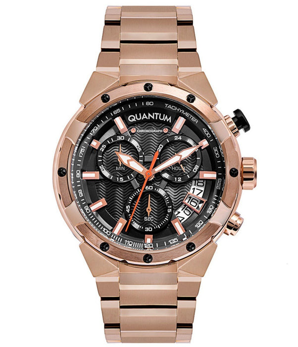 Quantum HNG888.450 Herren Chronograph Uhr mit Edelstahl