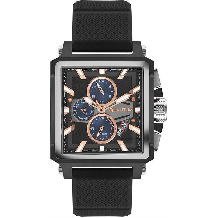 Quantum HNG969.650 Herrenuhr mit Silikonarmband