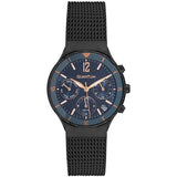 Quantum Damen Uhr mit Korbbogenarmband und Edelstahlgehäuse