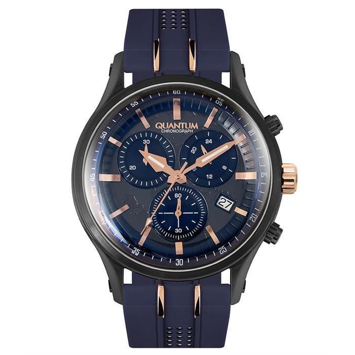 Quantum PWG773.059 Herrenuhr mit Silikonarmband