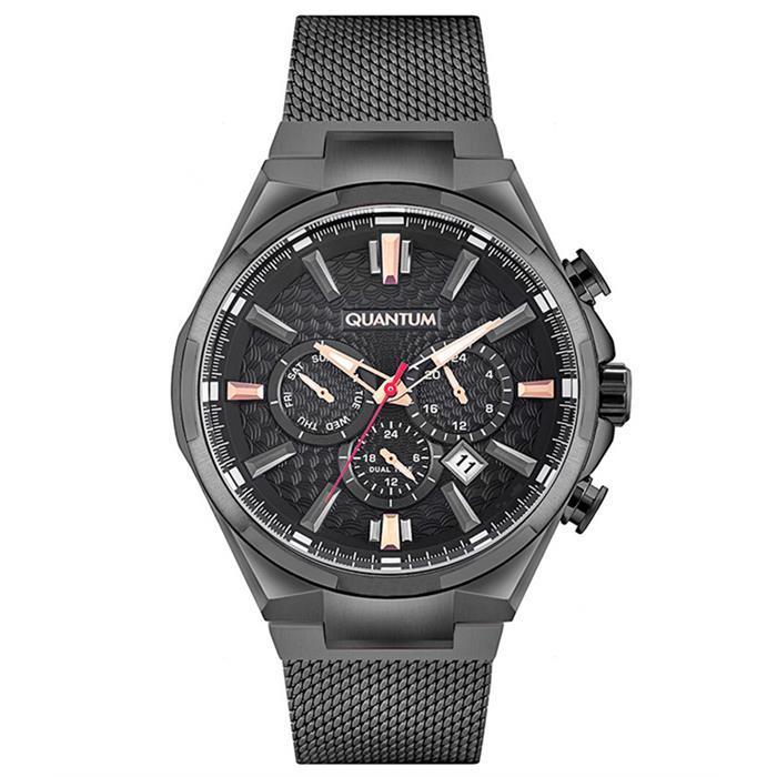 Quantum Herrenuhr PWG827.050 mit geflochtenem Armband