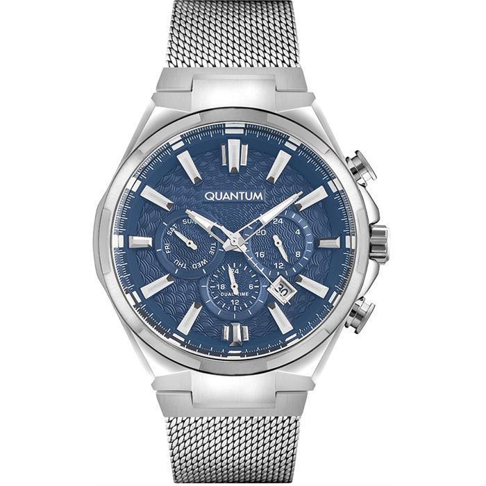 Quantum PWG827.380 Herrenuhr mit Korbbogenarmband