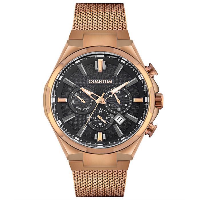 Quantum PWG827.460 Herrenuhr Raspelarmband