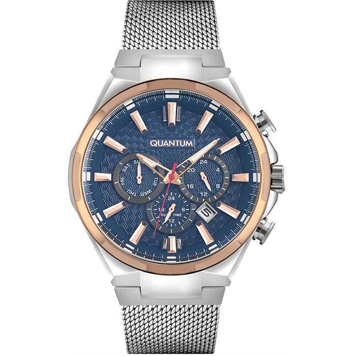 Quantum PWG827.590 Herrenuhr mit Webrahmen