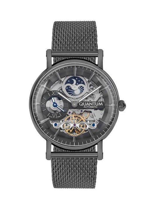 Quantum QMG619.060 Automatik Herrenuhr mit Lederarmband