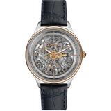 Quantum QMG761.539 42 mm Limitierte Herrenuhr mit Lederarmband