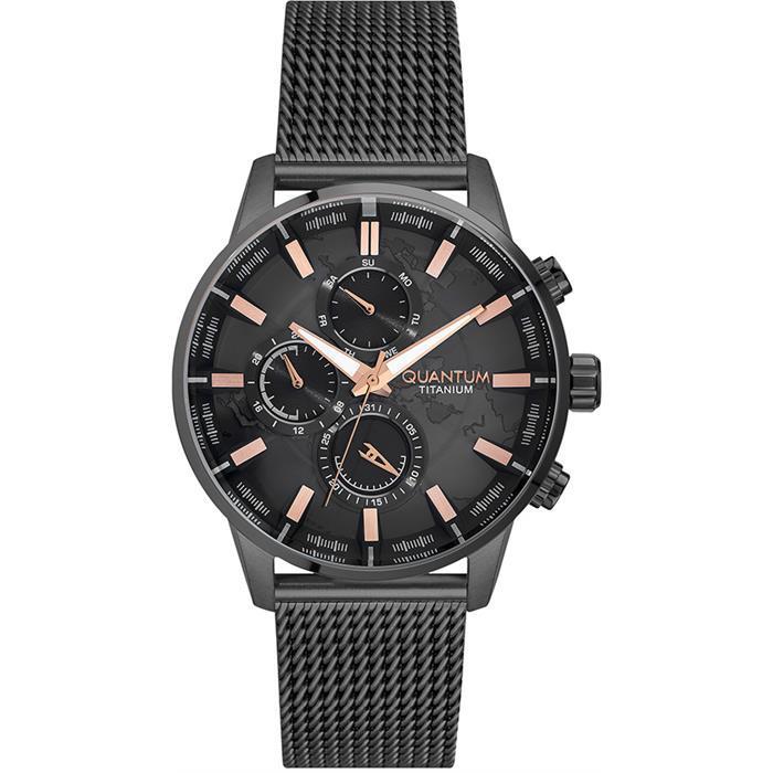 Quantum Herrenuhr – Titangehäuse & Quarzwerk