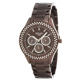 Hislon 3340L Multifunktion Damen-Schokolade Uhr elegant