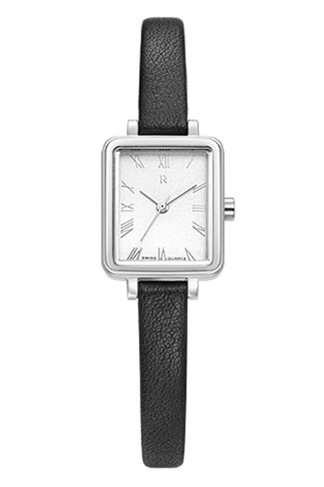 ROMANSON Damen Quarz Uhr mit Lederarmband