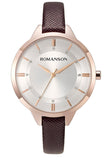 Romanson RL8A28LLNRAS6R Damen Uhr mit Lederarmband