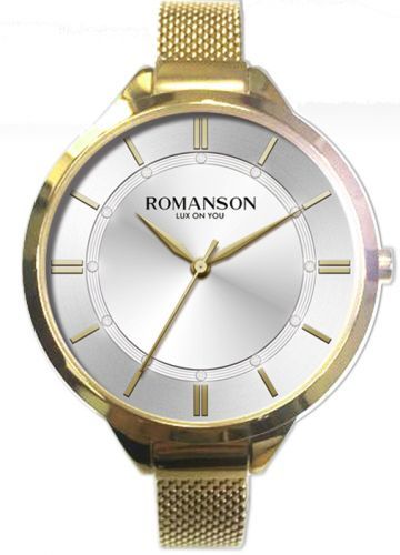 Romanson RM8A28LLGGAS1G Herrenuhr Edelstahl