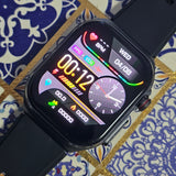 Gesundheitsuhr Smartwatch mit Telefoniefunktion, EKG Plus HRV und SOS Funktion, BT Bluetooth, Schlafapnoe, ÖZENSAAT