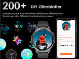 2026 Herren Smartwatch 1.43" AMOLED Always-On Metall Bluetooth Anruf SOS NEU OVP