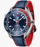 Pagani Design Herren Taucheruhr Automatisch, Edelstahl, Saphirglas, 100m