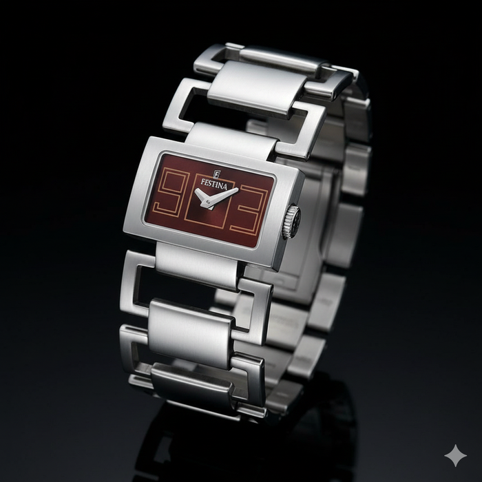 Festina F16330/2 Damen-Uhr Edelstahl Quarzwerk