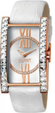 Esprit ES101362005 Damenuhr mit Weißem Lederarmband - Elegantes Accessoire
