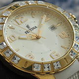 Festina F16582/2 Damen Armbanduhr Gold/Beige Neu & OVP ÖZENSAAT