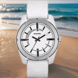 DIESEL DZ1599 Herrenuhr, 44mm, Weißes Lederarmband – Stilvoll & Garantiert