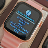 Smartwatch Fitnessuhr Laxasfit i8 Pro Max Nagelneu & OVP Schneller Versand, Rose