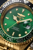 INVICTA Pro Diver Herrenuhr Gold Grün 40mm Quarz 10 bar OVP