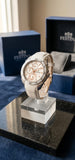 Festina Damenuhr Chronograph Weiß Roségold Zirkonia F20498/1