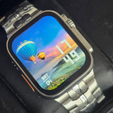 Smartwatch Telefonfunktion (Bluetooth Call), T800 Ultra 49mm NEU & OVP  Fitness-Tracker, Herzfrequenz, Schlafanalyse – Space Aluminum Case